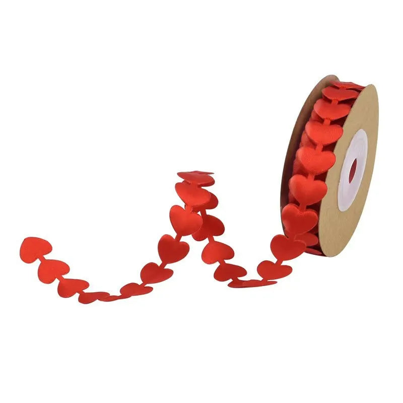 Valentine'S Day Casual Elegant Simple Style Heart Shape Polyester Holiday Banquet Birthday Party Supplies Gift Wrapping Supplies 1 Roll