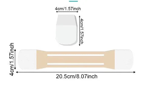 Solid Color Neck Pattern Stickers Simple Style Classic Style Beauty