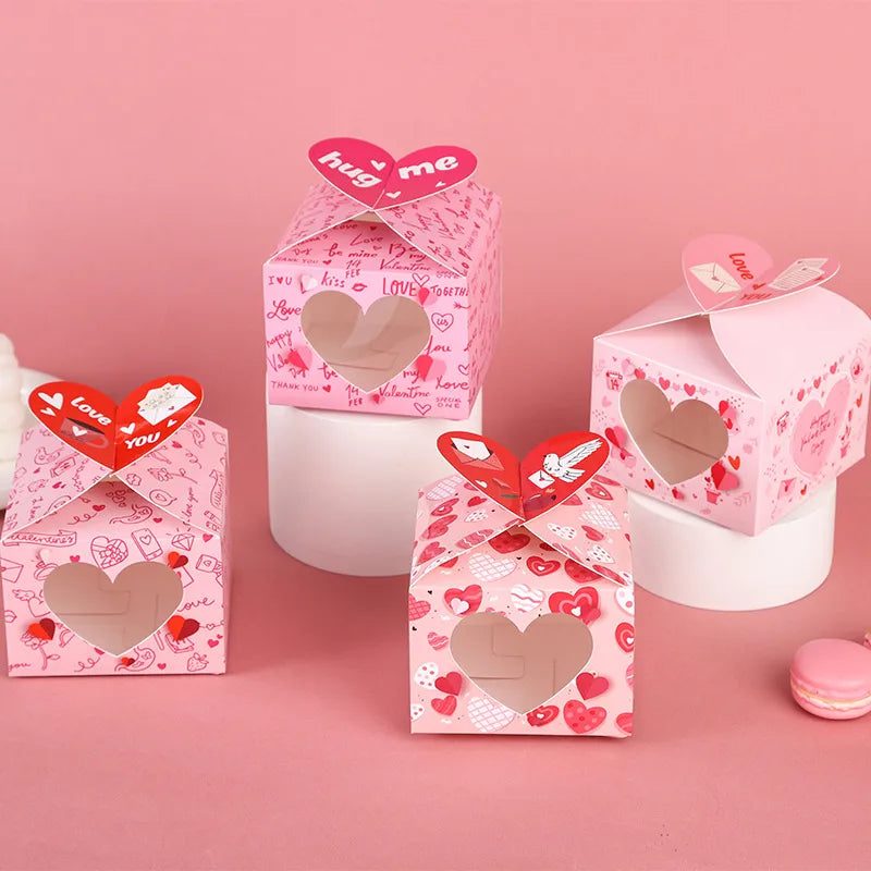 Valentine'S Day Heart Shape Paper Holiday Wedding Party Gift Wrapping Supplies Gift Wrapping Supplies
