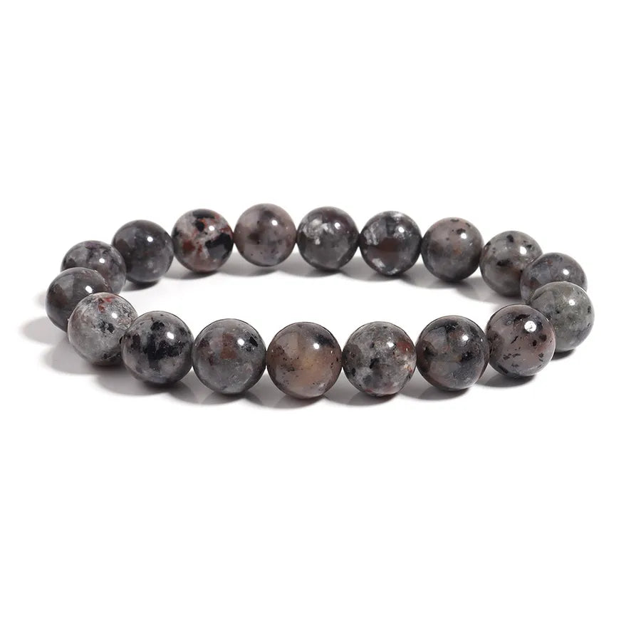 Amazon's Hottest Jewelry Natural Flame Stone Bracelet for Men and Women Unisex Single Circle Beaded Energy Bracelet Wholesale