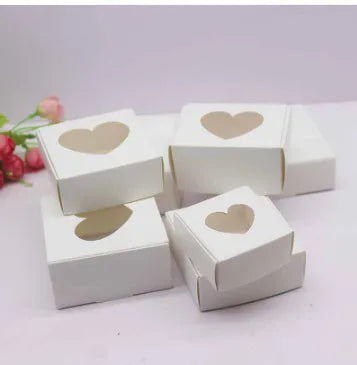 Multicolor Handmade Printed Candy Box Black Marble Pattern Window Business Gift Box Confectionery Packaging Jewelry Wrapping