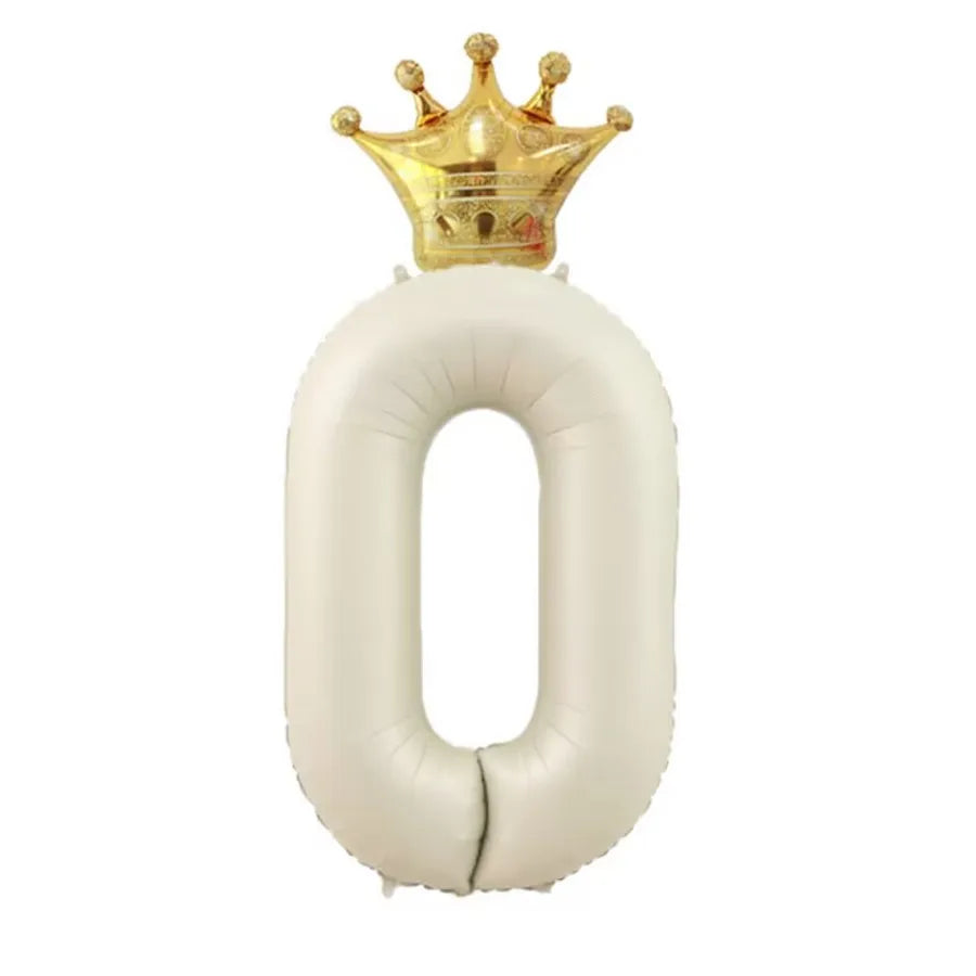 cute sweet number aluminum film birthday balloons
