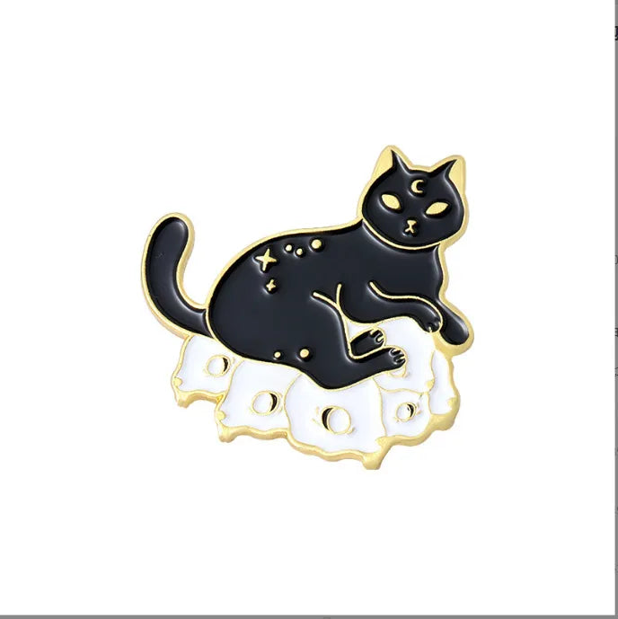 Fashion Pin Cat Alloy Unisex Brooches