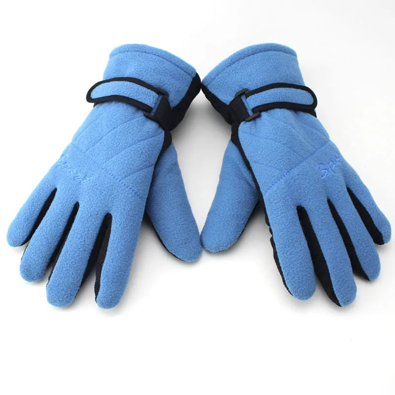 Gloves Men's Winter Couple's Gloves Riding Men's and Women's Winter Cycling Cold-proof Warm Outdoor Fleece Gloves