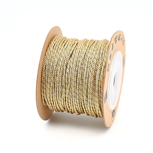 1 Roll/Package Cotton Polyester Wire Diameter: 1.2mm Jewelry Accessories