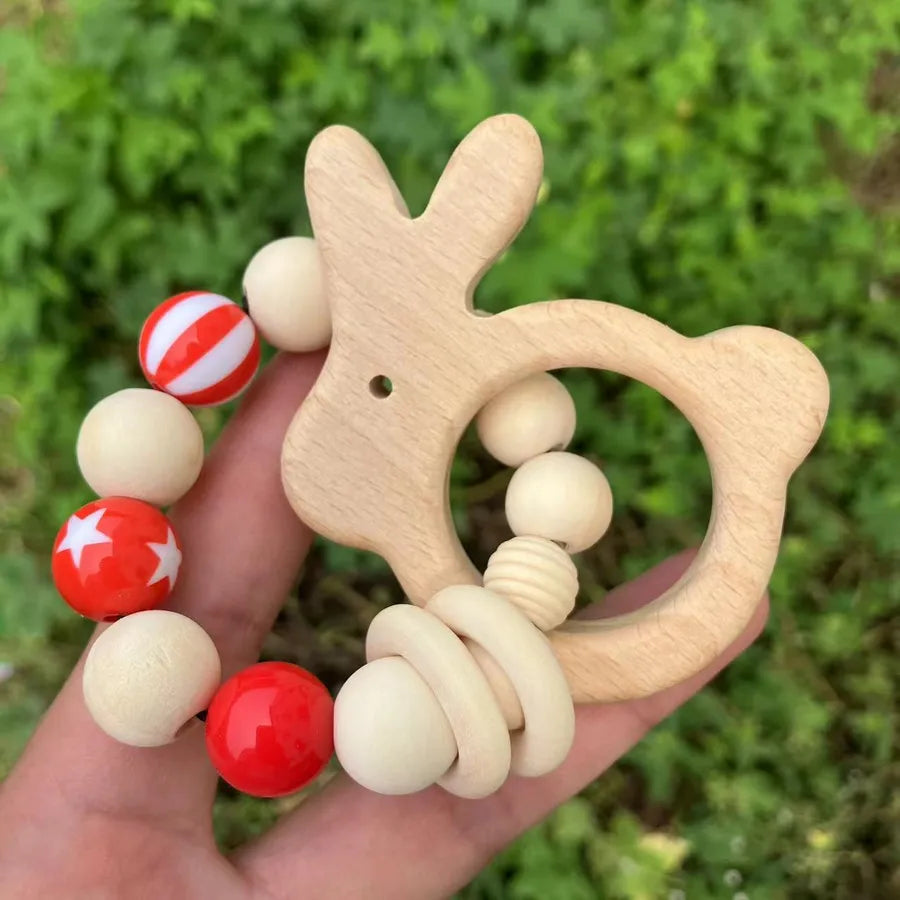 baby toys bear wood toys