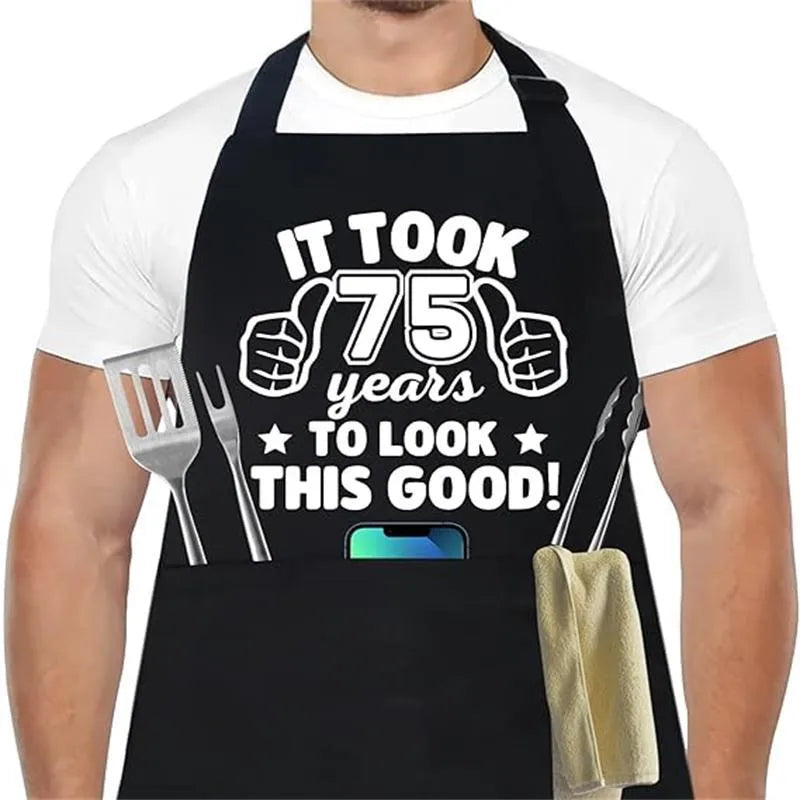 polyester apron neck uniform birthday gift anti-fouling restaurant kitchen work clothes household apron wholesale