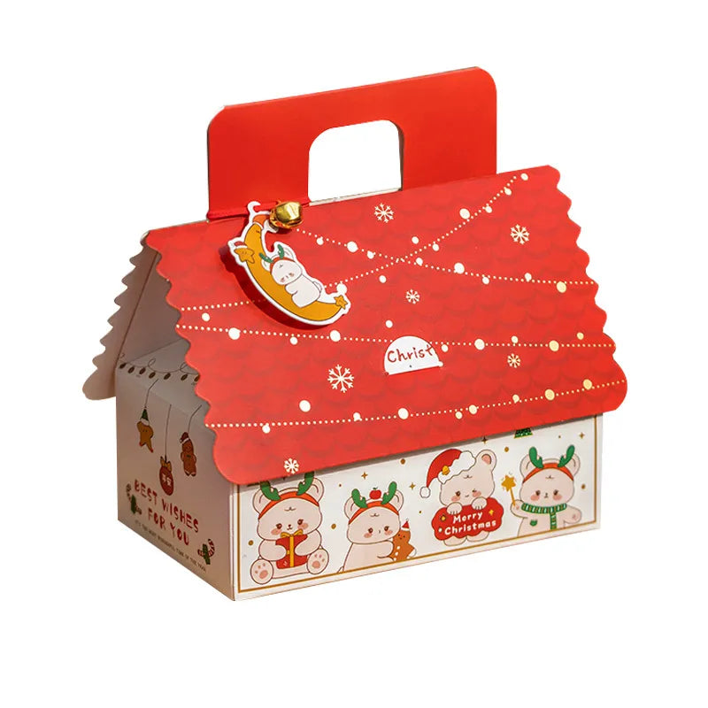 Creative Christmas Gift Box Candy Cookie Snack Surprise Packaging Handmade Small Empty Box For Biscuits And Sweets