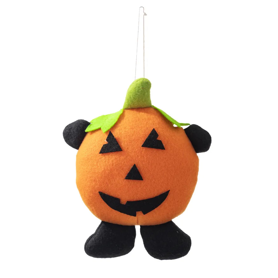 Haobei New Halloween Pumpkin Head Doll Hanging Ornament Creative Ghost Festival Bar Atmosphere Decoration Cloth Material