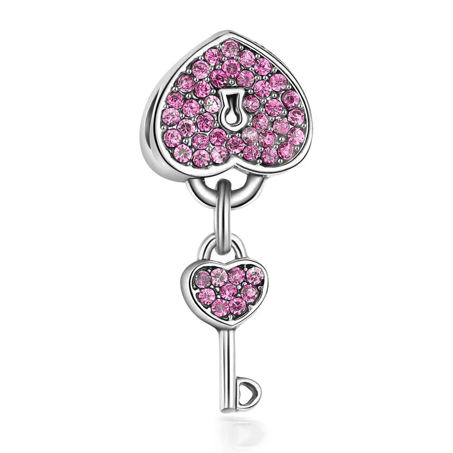 20 PCS/Package Diameter 10mm Alloy Letter Heart Shape Flower Beads
