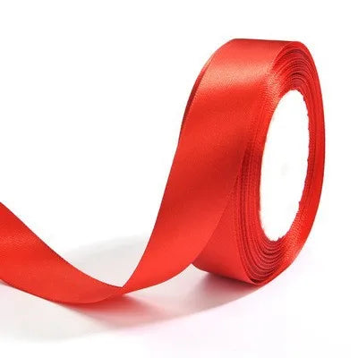 Christmas Decorative Ribbon 1cm 2cm Small Roll Colorful New Year Holiday Gift Wrapping Tassel Ribbon Jewelry Packaging Rope