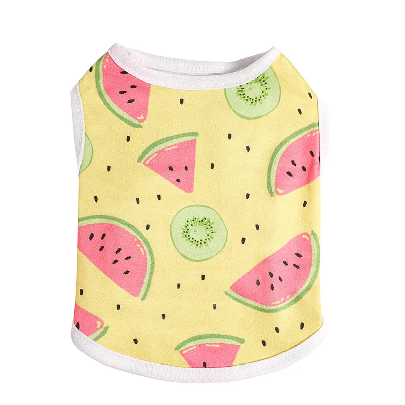 casual knit watermelon elephant pet clothing