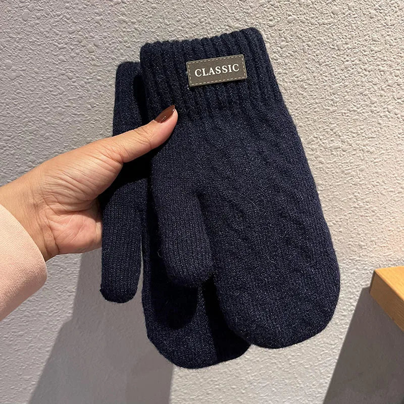Men's Simple Style Letter Gloves
