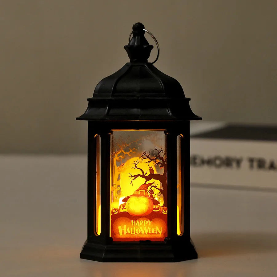 Halloween Decoration Lantern Atmosphere Decoration Props Plastic Classical Simplicity Style Holiday Theme Ornaments Accessories