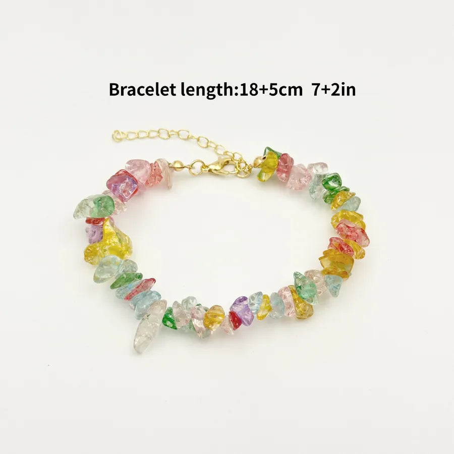 Vacation Bohemian Geometric natural stone turquoise Bracelets In Bulk