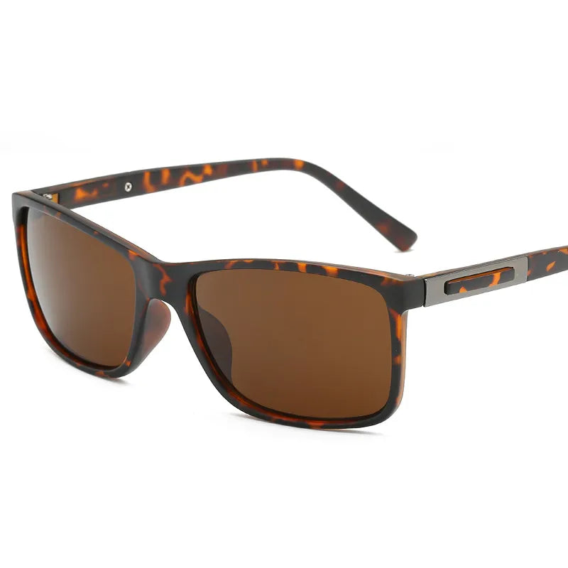 Retro Simple Style Sunglasses Pc Square Full Frame Men's Sunglasses