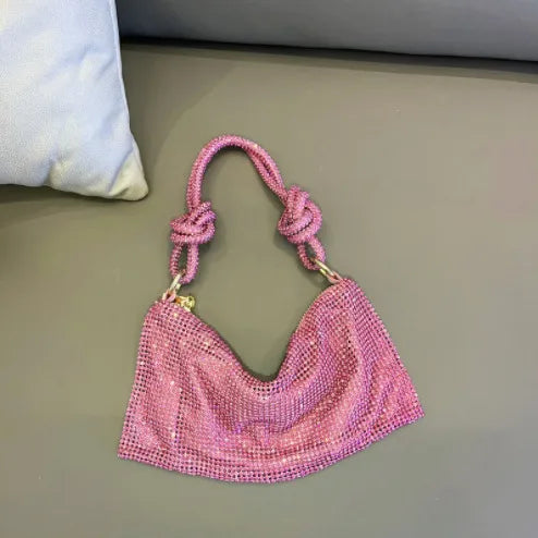 women's small summer rhinestone fashion underarm bag