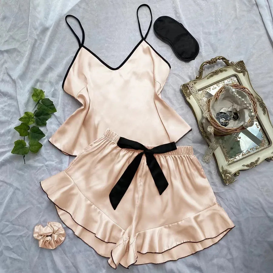 Pure Desire Style Sexy Lingerie Set Women's Fun Sleepwear Three-Point Net Shirt Women's Underwear