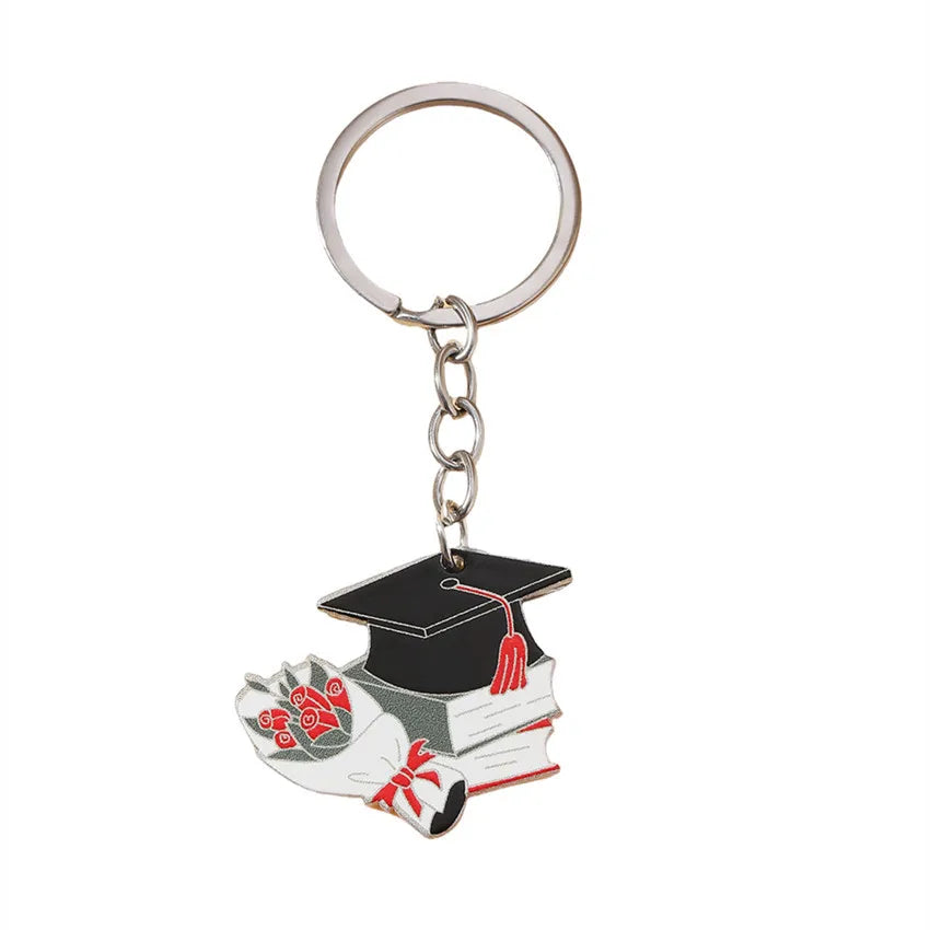 Modern Style Doctoral cap Arylic Teachers' Day Unisex Keychain