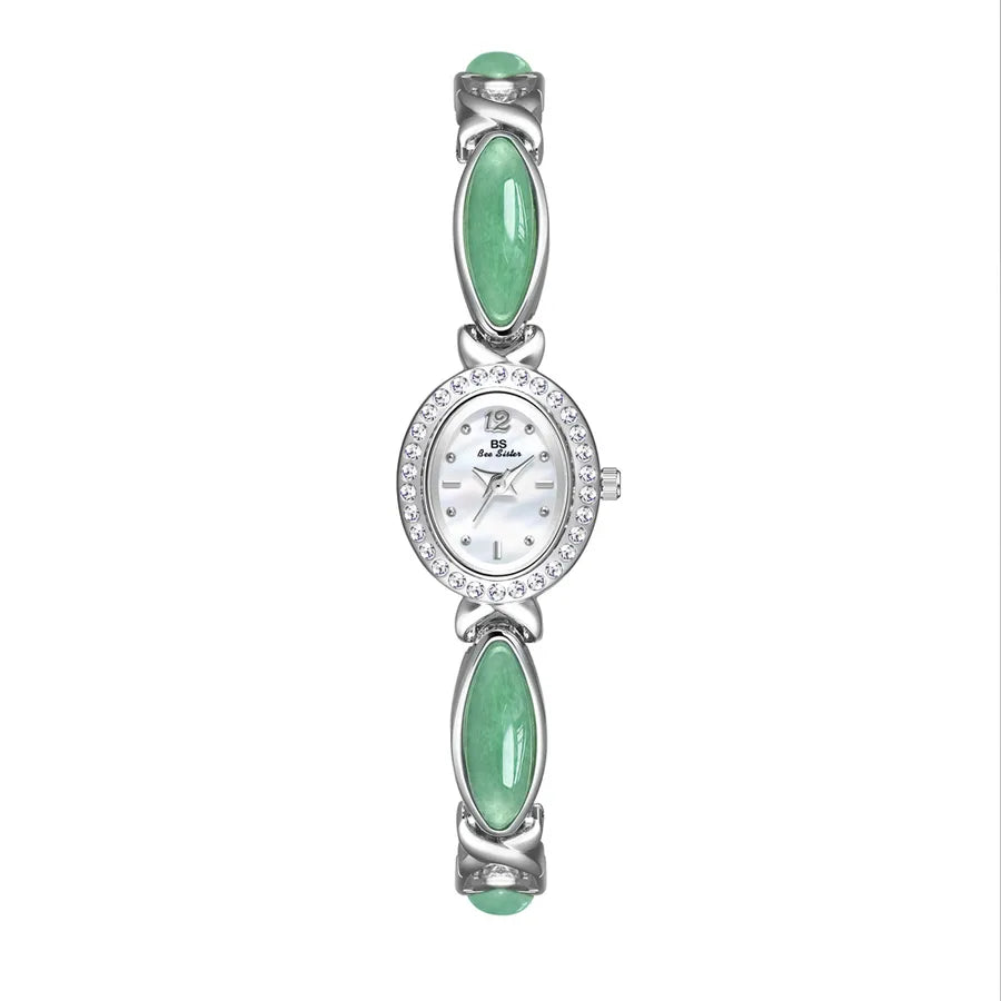 Elegant Classical Solid Color Jewelry Buckle Quartz Watch