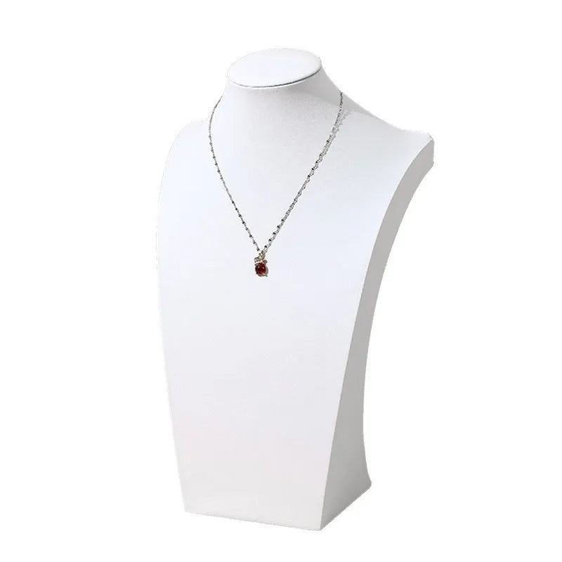Jewelry Counter Necklace Display Stand Model Neck Bone Chain White Skin Jewelry Accessory Showcase Live Broadcast Props