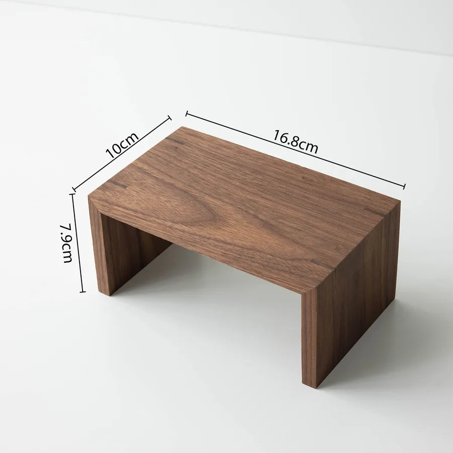 Walnut Jewelry Display Stand Bracelet Necklace Earring Rack Ring Holder Jewelry Tray Combination Fashion Accessory Showcase