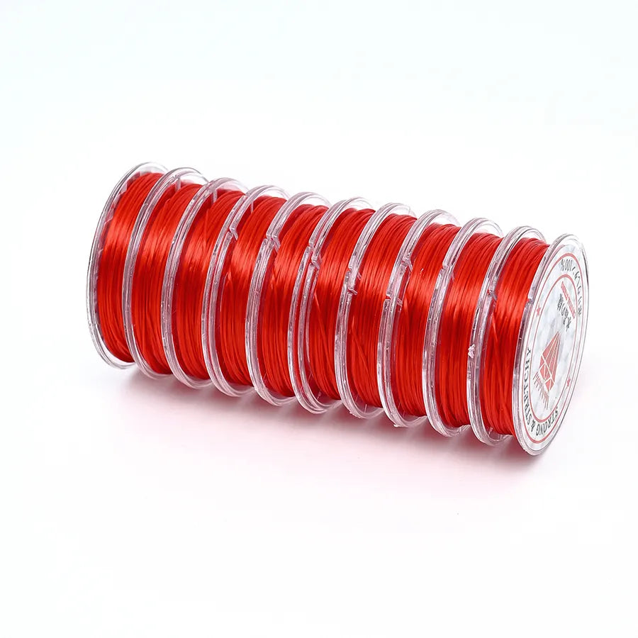 10 Rolls/Package Spandex Wire Diameter: 0.8mm Jewelry Accessories