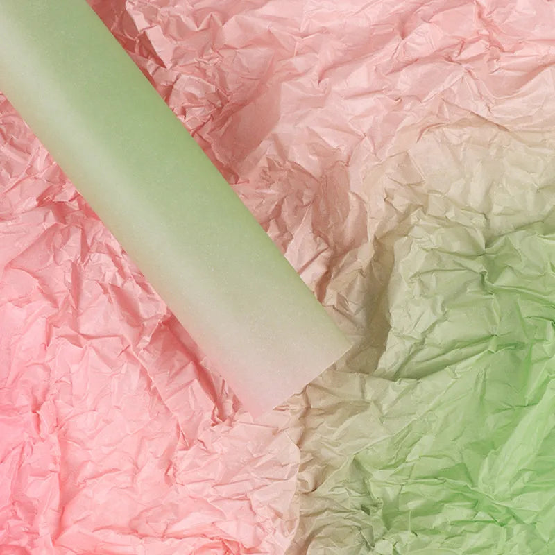 Romantic Simple Style Color Block Gradient Color Paper Date Festival Gift Wrapping Supplies Party Supplies Gift Wrapping Supplies 20 PCS/Package