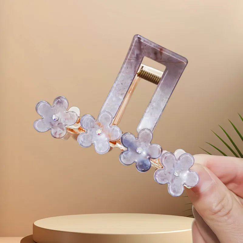 Elegant Lady Women's Flower Mixed materials Hair Claws