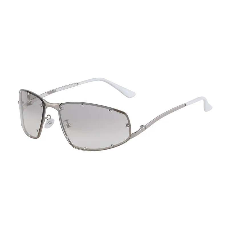 Vacation Solid Color Tinted Lenses Square Full Frame Men's Sunglasses
