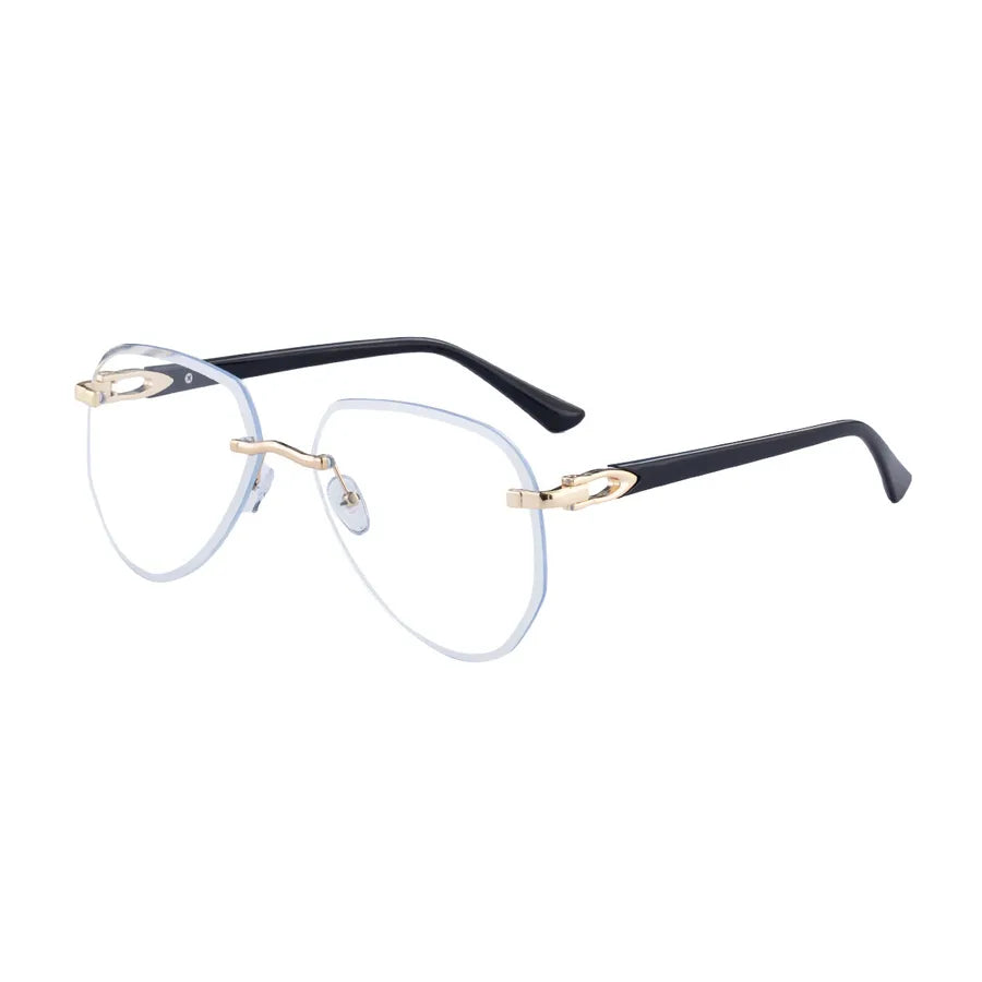 Casual Streetwear Solid Color Pc toad glasses Frameless Men's Sunglasses
