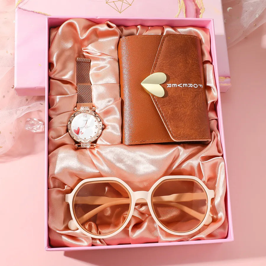 Casual Solid Color Buckle Quartz Women's Watches