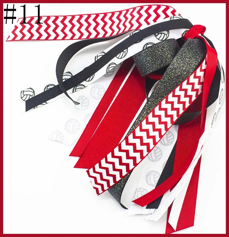 Sports Hair Accessories Football Volleyball Baseball Series Hair Rope Children Girls Cheer Strap