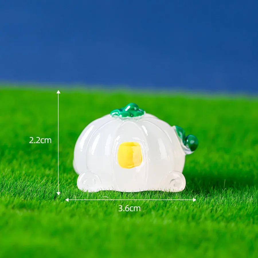 Glowing Resin Pumpkin Devil Halloween Decorations Micro Landscape Creative Cute Ghost Accessories Night Light Scenic Spot