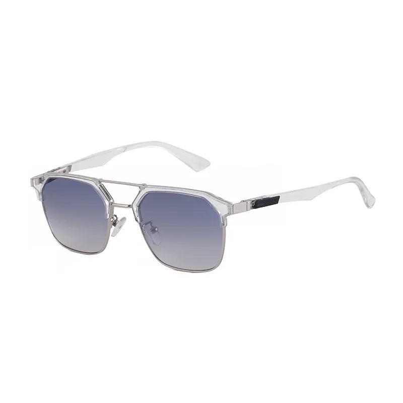 Vacation Solid Color Pc Tinted Lenses Cat Eye Full Frame Men's Sunglasses