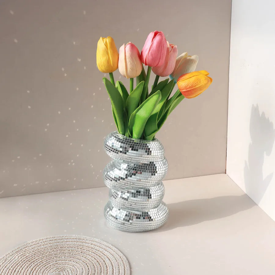 Glam Exaggerated Geometric Plastic Vase Artificial Decorations