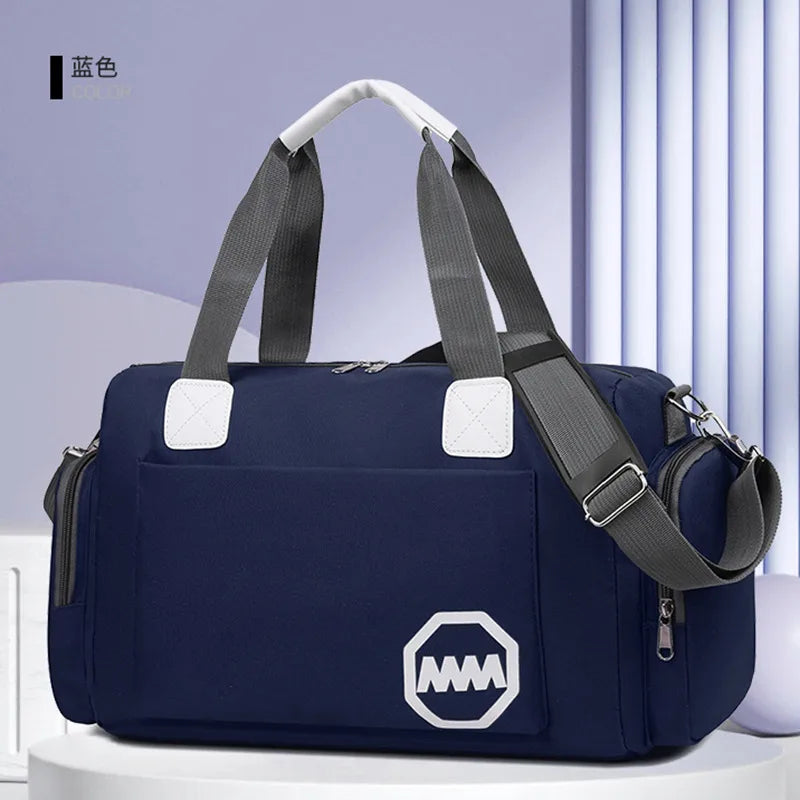 Unisex Basic Solid Color Oxford Cloth Waterproof Travel Bags