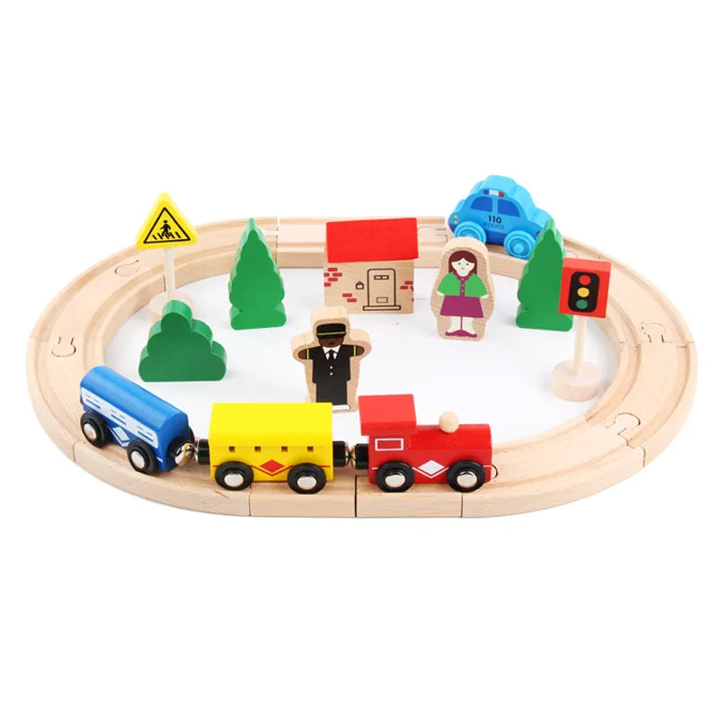 Car Model Toddler(3-6Years) Train Wood Toys