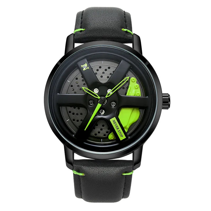 Sports Color Block Buckle Quartz Men's Watches