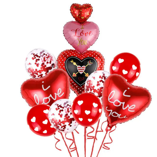 Valentine'S Day IG Style Letter Heart Shape Aluminum Film Party Festival Balloons