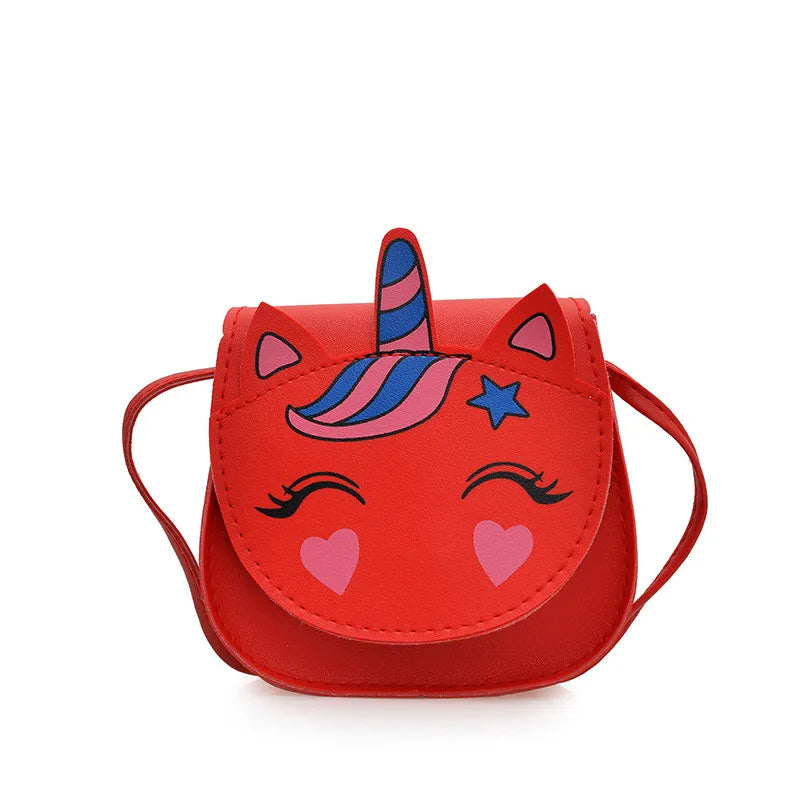 New Children's Small Bag Cartoon Cute Girl's Shoulder Crossbody Bag Fashion All-match Accessories Coin Purse