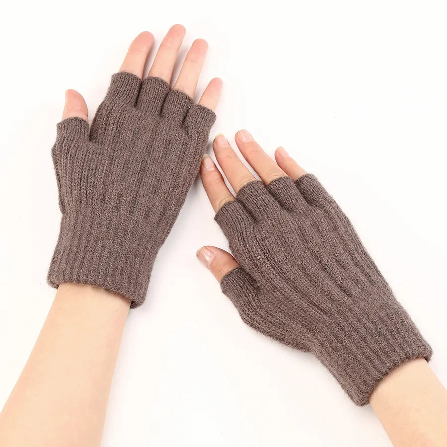 unisex streetwear solid color gloves 1 pair