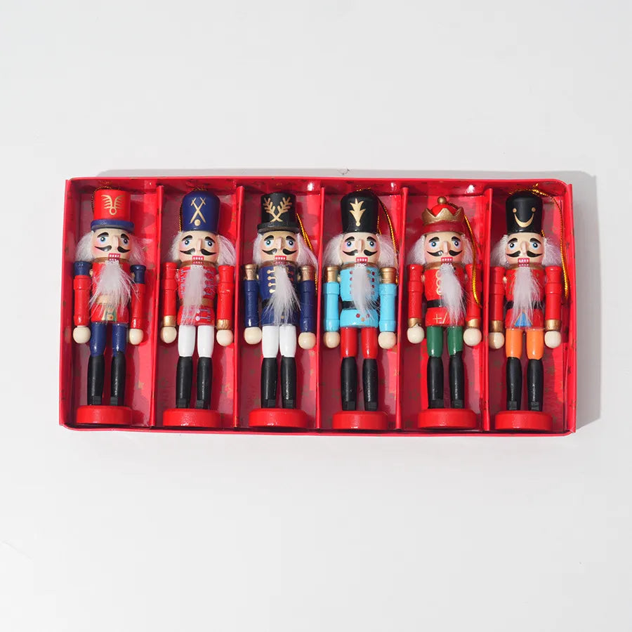 Christmas Cute Soldier Wood Party Festival Ornaments