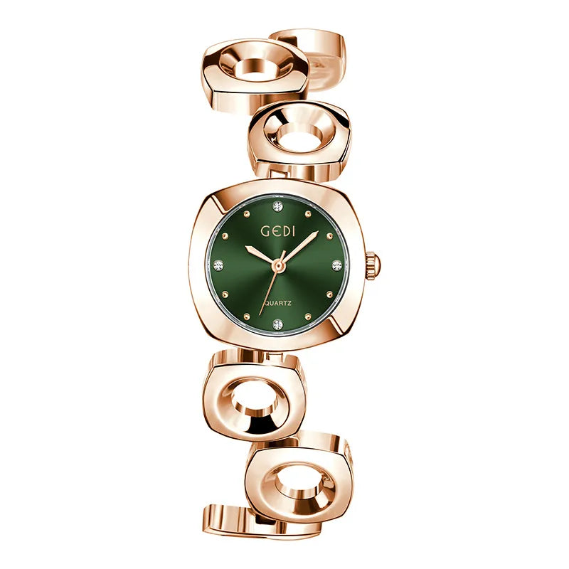 Casual Solid Color Jewelry Buckle Quartz Watch Women's Watches