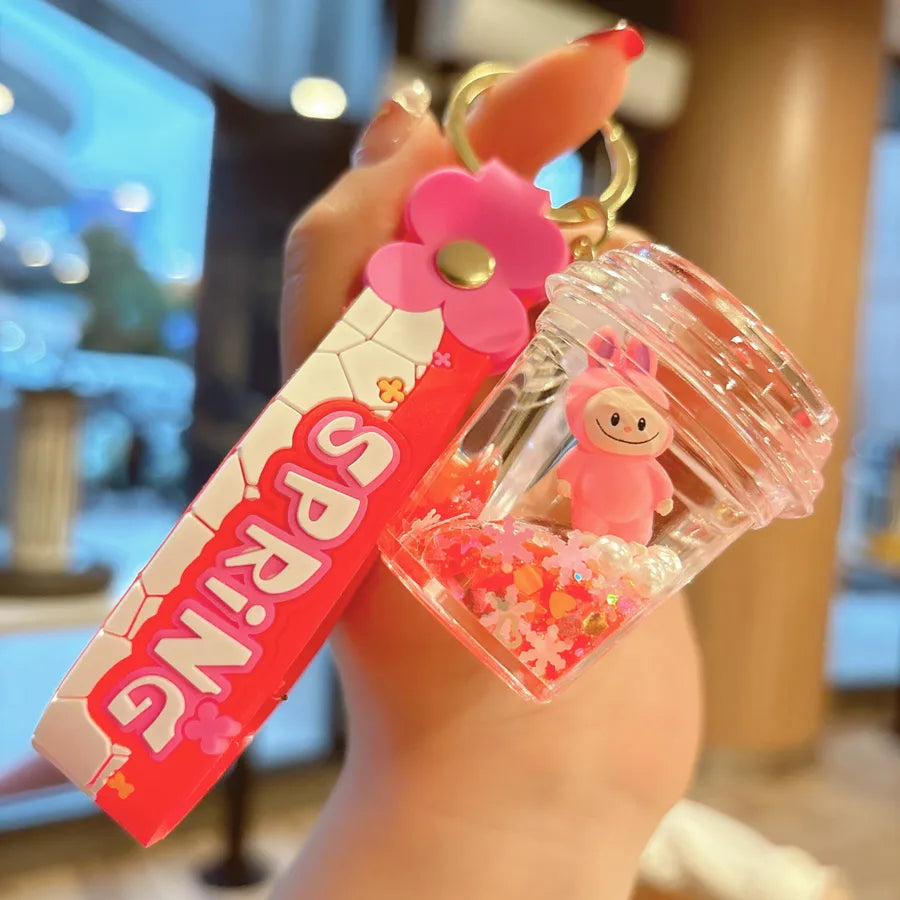 1 Piece Cute Cartoon Character Acrylic Unisex Bag Pendant Keychain