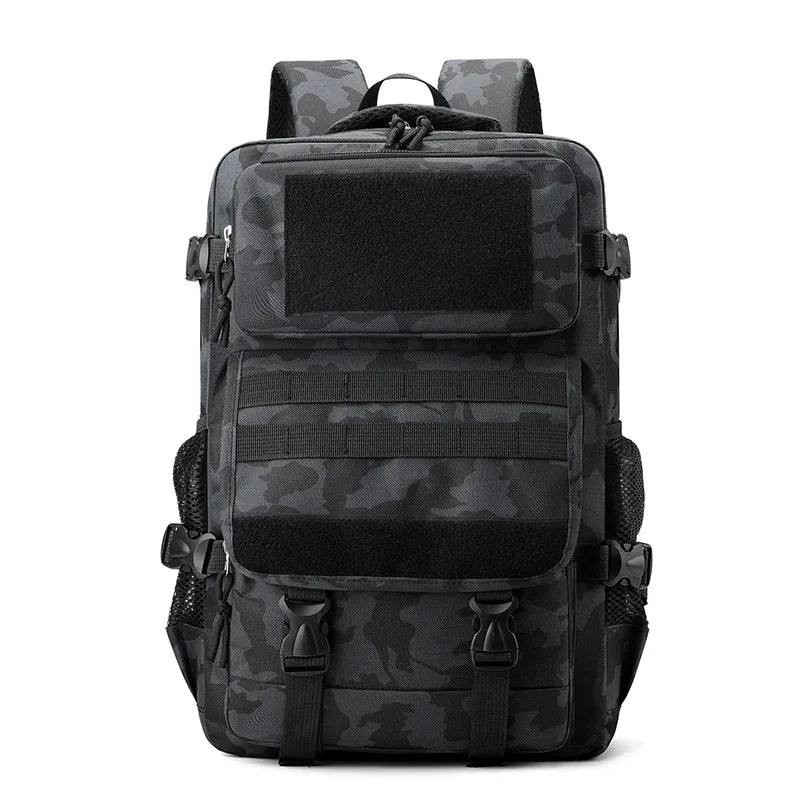 Unisex Sports Solid Color Camouflage Oxford Cloth Travel Bags