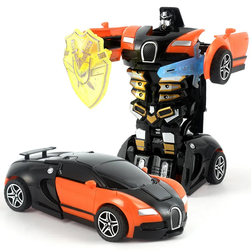 children's collision creative fashion leisure deformation car toys