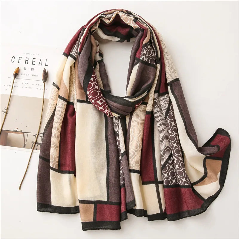new autumn thin korean cotton and linen dual-use wild thickening scarf