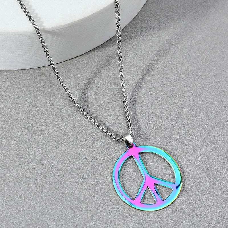 fashion stainless steel plating men's necklace
