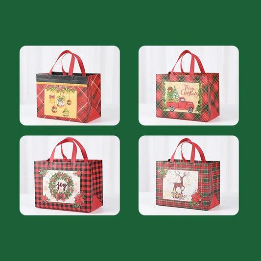 Christmas Cute Christmas Tree Wreath Elk Nonwoven Party Festival Gift Wrapping Supplies